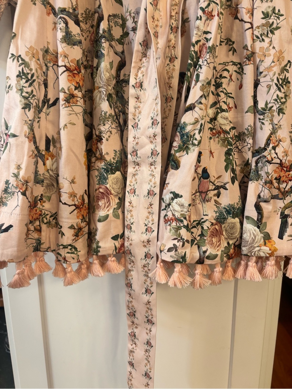 new Alice and Olivia LUCY MINI SHIRT DRESS COLOR Sunset Grove English Rose - Picture 12 of 13